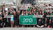 labeled photo of group of class of 2013 students
