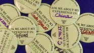 Pile of "Ask Me About My Experience in..." buttons