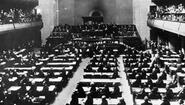 vintage photo first session League of Nations