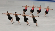 Student's Bronze Medal Winning Team at World Syncronized Skating Championships