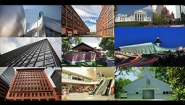 collage of 10 buildings