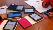 ebooks on a table
