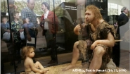 diorama with Neanderthals