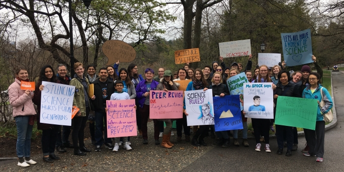 Wellesley Faculty, Staff and Students Participate in the the Science March