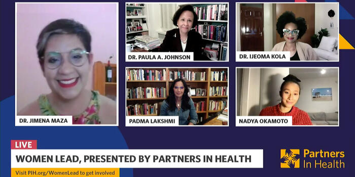 Dr. Jimena Maza, President Johnson, Ijeoma Kola, Padma Lakshmi, Nadya Okamoto