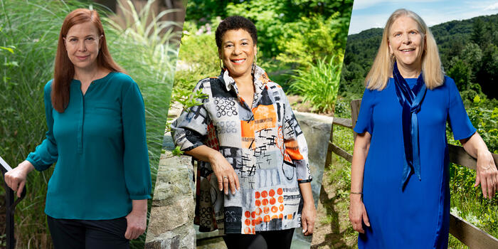 Kimberly Dozier ’87, Joan Wallace-Benjamin ’75, M. Darby Dyar ’80