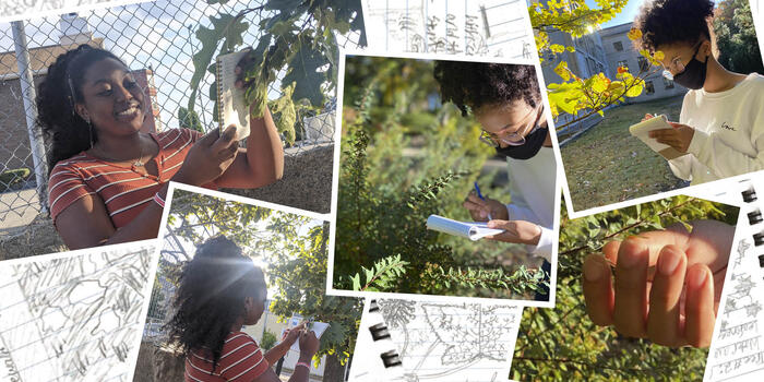 Frannie Adams ’21 (left) and Kyaralind Vasquez-Liriano ’23