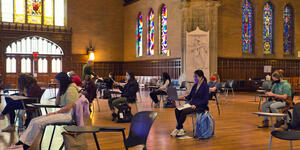 kodera teaching in houghton chapel
