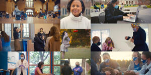 collage of community members