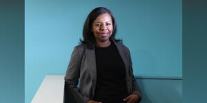 Anny-Claude Joseph smiles for her portrait. 