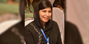 A candid portrait of Pashtana Durrani