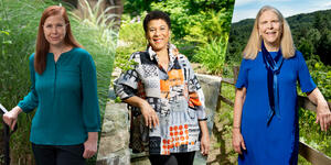 Kimberly Dozier ’87, Joan Wallace-Benjamin ’75, M. Darby Dyar ’80