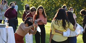 people posing for a photo