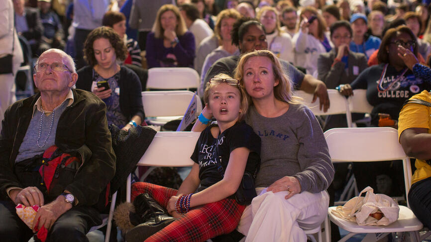 multiple generations view election returns