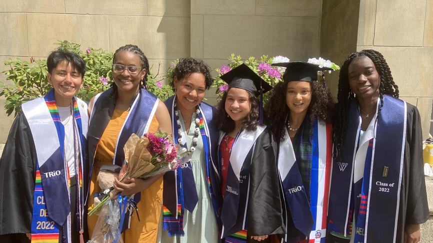 A group photo of 2022 graduates who were McNair fellows.