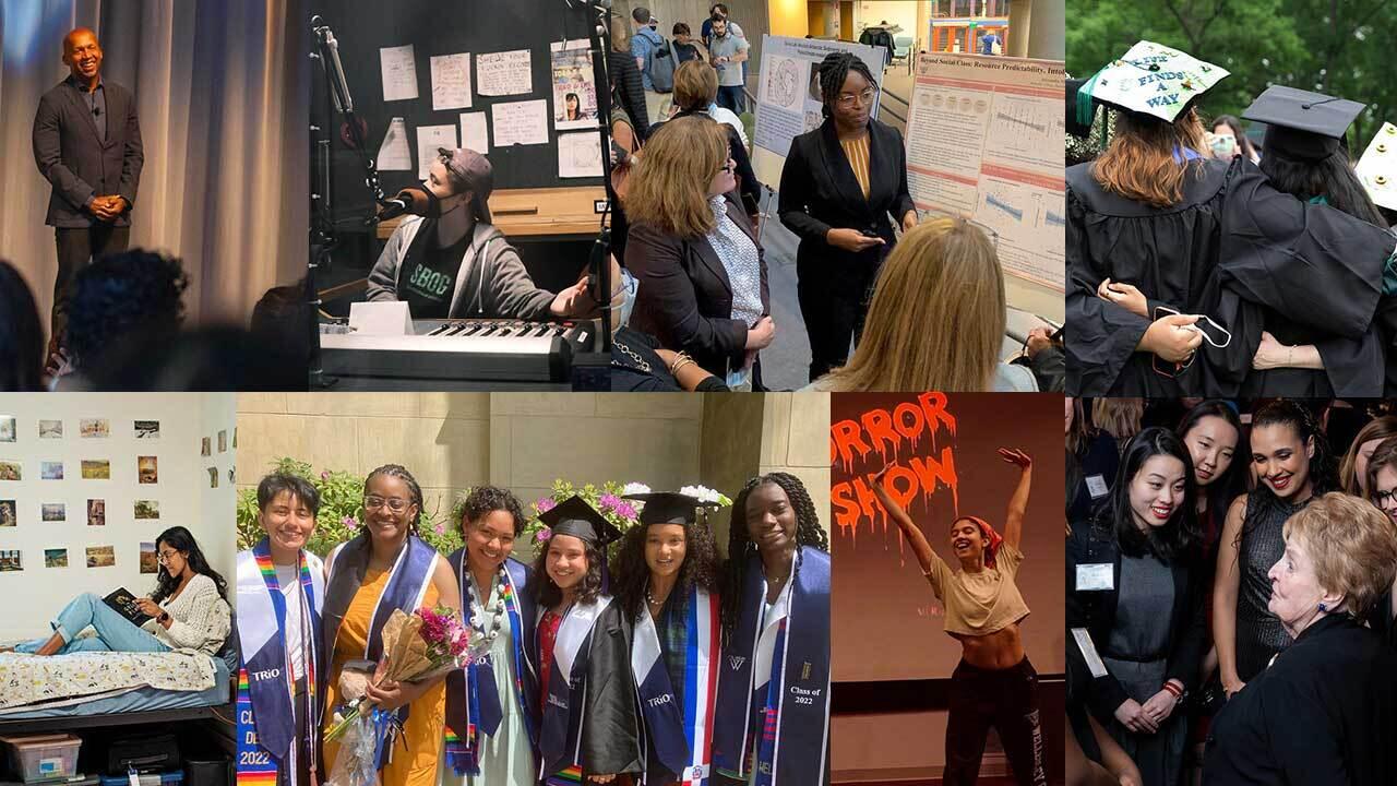 A grid of photos from stories from 2022