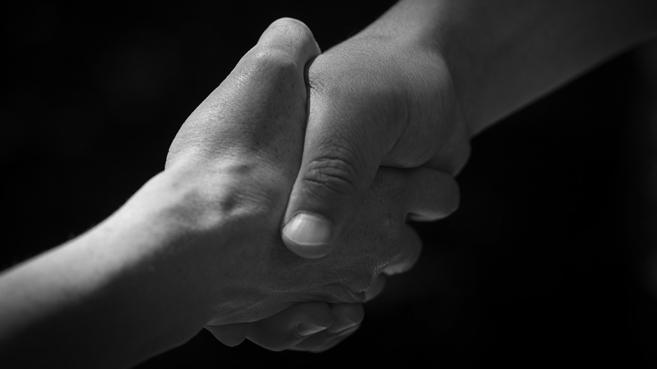 a handshake