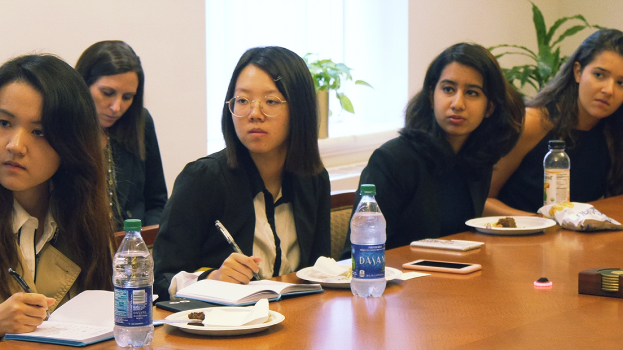 Students from around the world participate in Wellesley's Contemporary Women's Leadership program