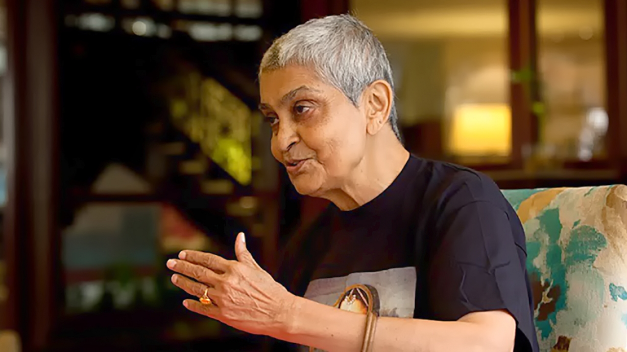Gayatri Chakravorty Spivak speaks in an interview.