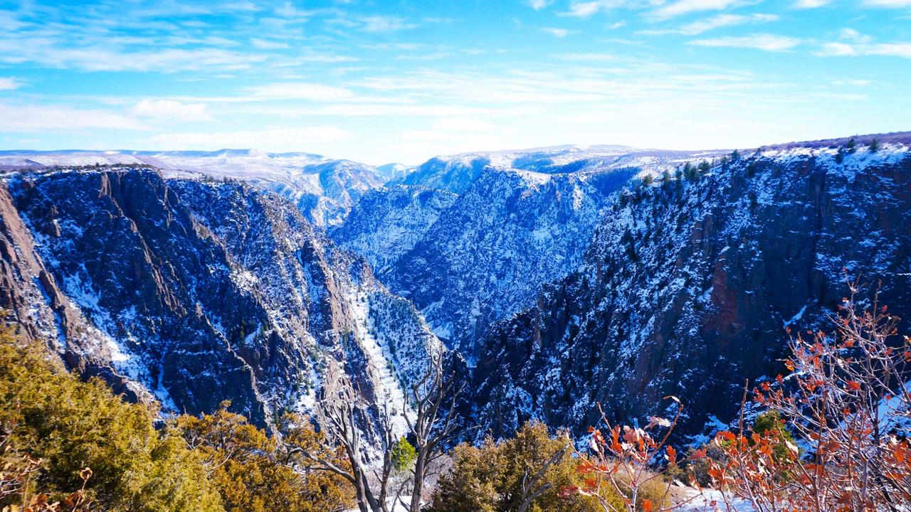 mountains and sky