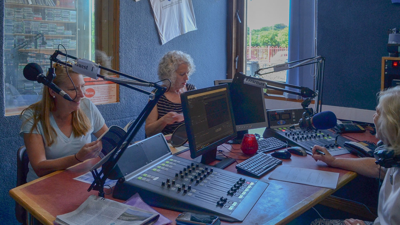 Two Wellesley faculty are interviewed in an Irish radio station.