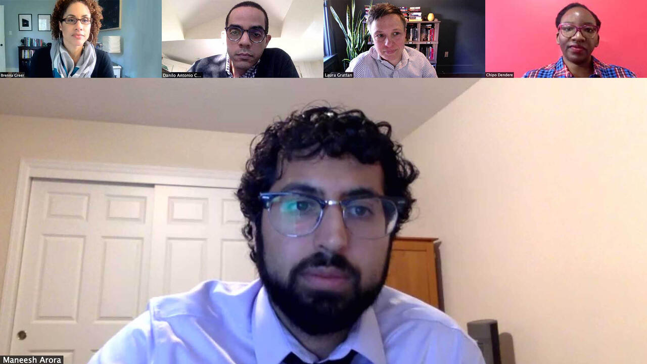 Brenna Greer, Maneesh Arora, Laura Grattan, Danilo Contreras, Chipo Dendere