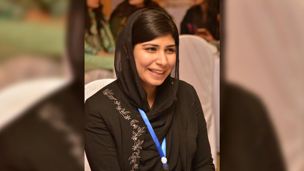 A candid portrait of Pashtana Durrani