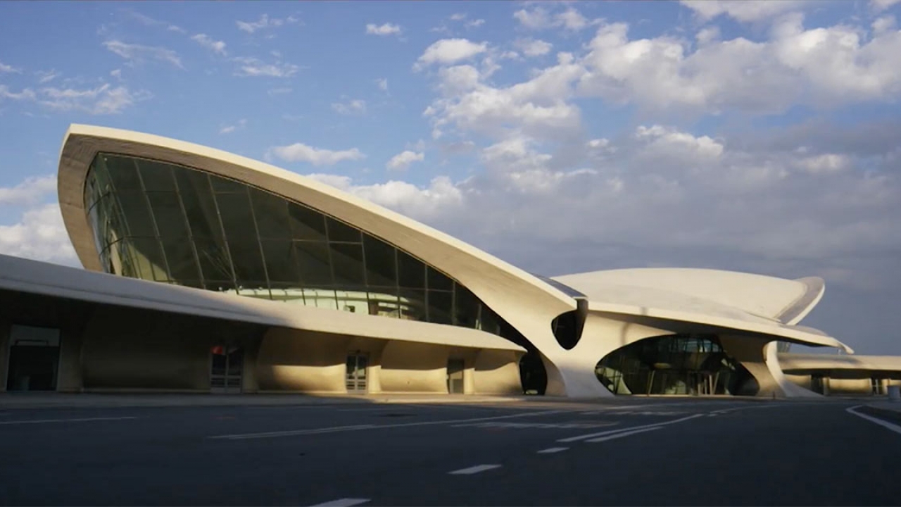 TWA Flight Center designed by Eero Saarinen