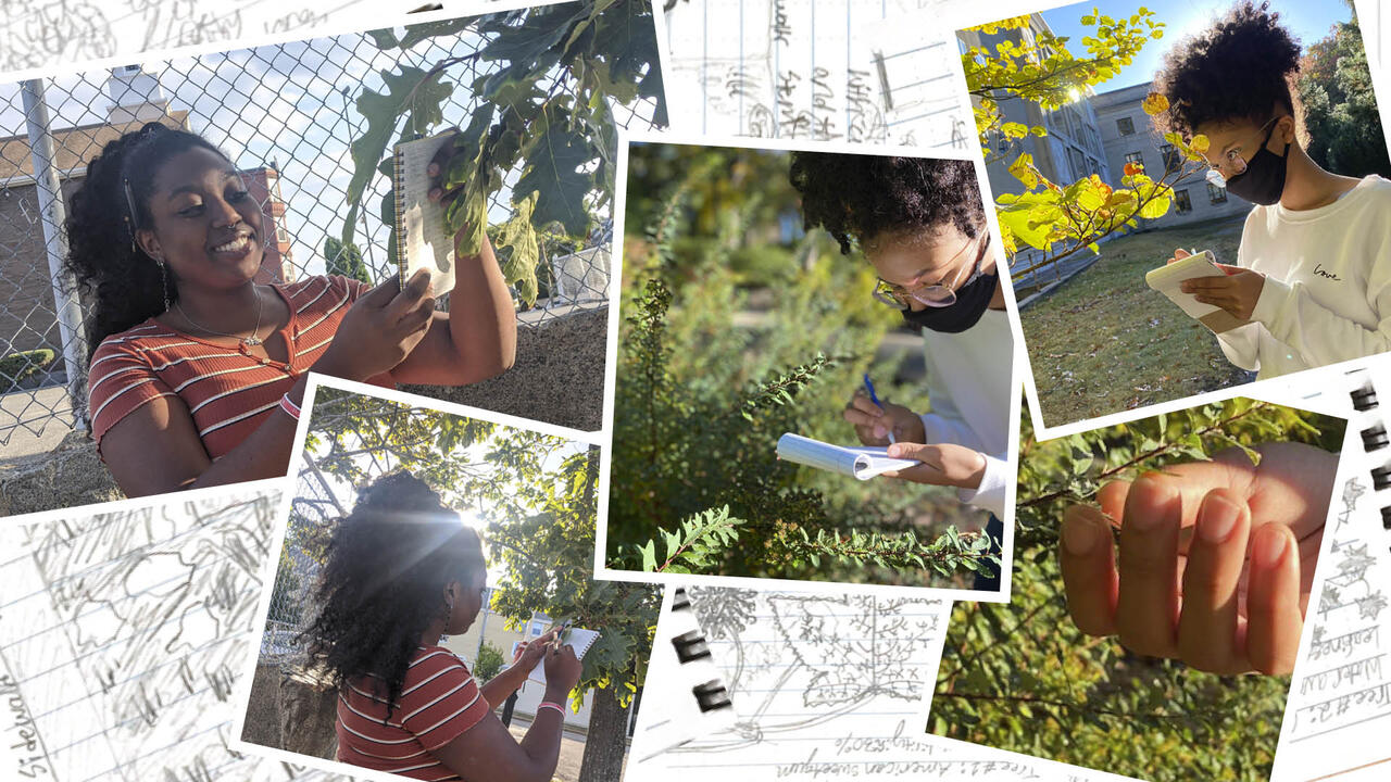 Frannie Adams ’21 (left) and Kyaralind Vasquez-Liriano ’23