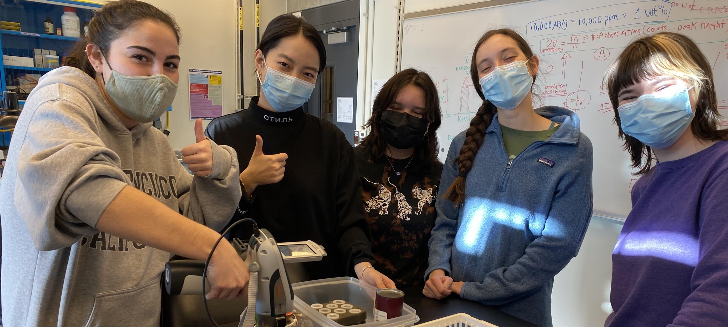 GEOS201 Spring 2022 using the Niton!