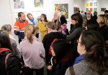 Dave Olsen's Digital Imaging class visits New York