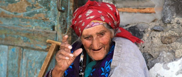 elderly Djavakh woman 