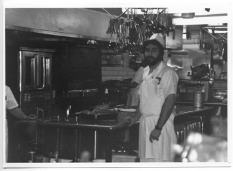 undated photo of chef in kitchen