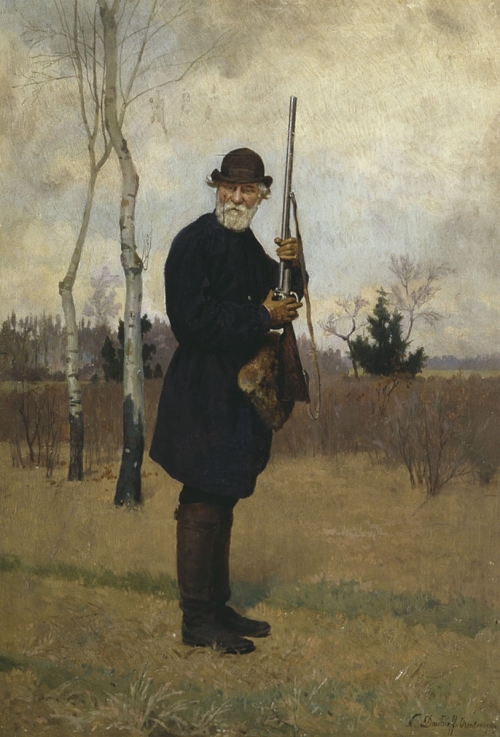 Nikolai Dmitriev-Orenburgskii: Ivan Turgenev Hunting (1879)