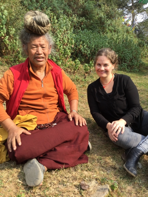 Dr. Lewis and a Tibetan yogi